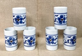 Hacienda By Hozan Otagiri Blue Flower Speckled Japanese Tea Cup Coffee M... - £54.50 GBP