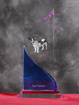 Rat Terrier- crystal statue in the likeness of the dog - £50.96 GBP