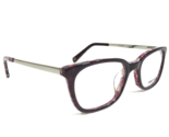 Nine West Petite Eyeglasses Frames NW8003 519 Purple Silver Cat Eye 49-1... - $55.97