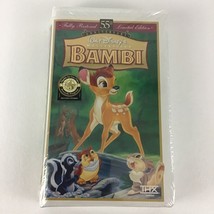 Walt Disney Masterpiece Bambi VHS Tape Thumper Owl Vintage 1980&#39;s New Se... - £1,002.90 GBP