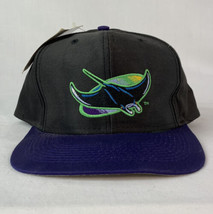 Vintage Tampa Bay Devil Rays Hat Snapback Hat Logo 7 MLB Baseball Team N... - £32.18 GBP