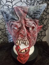 Gargoyle Demon Halloween Mask Adult With Horns  Latex Generic New  Horn Diablo - £15.79 GBP