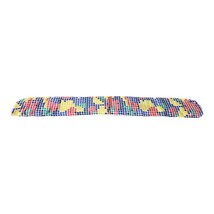 Vintage Neckerchief Scarf Retro MCM multicolored polka dotted fabric Head Wrap - £18.51 GBP