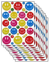 A57 VALUEPACK 10X Smiley Smile Kids Kindergarten Sticker 13x10cm/5x inch  - £12.78 GBP