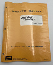 Bobcat Flail Mower Owners Manual Book Guide Clark Melroe New Still Sealed - $14.20
