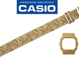 Genuine CASIO G-SHOCK DW-5600LU-8 Watch Band BEZEL Beige Camouflage Clot... - $109.95