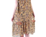 FOR LOVE &amp; LEMONS Damen Kleid Pia Blumen Sommer Stilvoll Mehrfarbig Größe S - $61.47