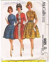 Vintage 1962 Misses' DRESS McCall's Pattern 6425-m Size 12 - £9.59 GBP