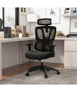 Ergonomic Office Chair with N Type Lumbar Support and Adjustable Headres... - $4,556.28 MXN