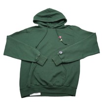 Champion Hoodie Womens S Green Long Sleeve Hooded Drawstring Embroidered... - $22.65