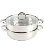 Oster Sangerfield 3 Piece 11 Inch Stainless Steel Everyday Pan with Stea... - $1,710.66 MXN