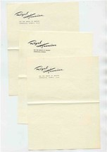 3 Sheets Royal Hawaiian Embossed Stationery On The Beach at Waikiki  - £16.58 GBP