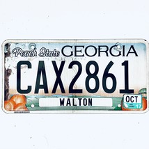 2017 United States Georgia Walton County Passenger License Plate CAX2861 - $18.80