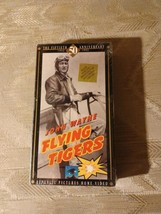 Flying Tigers VHS John Wayne 1992 50th Anniversary Black &amp; White Republi... - $11.88