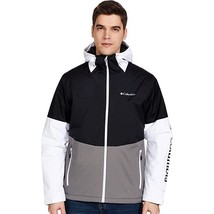 Columbia Men&#39;s Point Park Insulated Jacket Black Grey WT8864-012 Size 4X... - $259.99