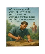 Colossians 3:23 Throw Blanket – Work for the Lord – Christian Gift - $651.86 MXN+