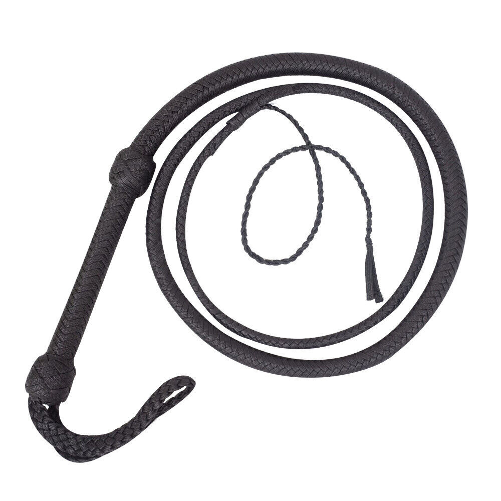 Indiana Jones Bullwhip 04 to 16 Feet Long 16 Strands Nylon Para-cord Bul... - $32.99+
