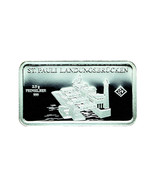 Germany Silver Ingot Bar Proof 2.5g Landmarks St. Pauli Piers 03857 - $31.49