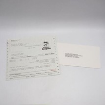 Pittsburgh Penguins 1992-93 Season Ticket Invoice - $24.74