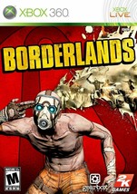 RESEALED Borderlands Microsoft Xbox 360 Video Game RPG Shooter Co-op mercenary - £5.44 GBP