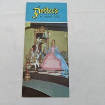 Potters International Hall Of Fame St. Augustine Florida Brochure - $16.03
