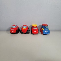Tonka Hasbro Chuck And Friends Toy Cars and Trucks Chunky Soft Plastic Lot Of 4 - $12.64
