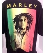 VTG Y2K BOB MARLEY One Love Zion BLACK GRAPHIC MENS Portrait T Shirt 3XL - €16,41 EUR