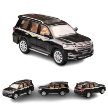 1/64 TOYOTA Land Cruiser LC200 Miniature Model Toy Car Vehicle #black - £18.54 GBP