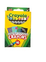 Construction Paper Crayola crayons by Binney and Smith Discontinued - $25.23