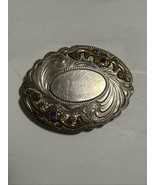 Vintage Hobby Horse Sterling Overlay Pendant Buckle Western Horse Jewelr... - $46.47 CAD