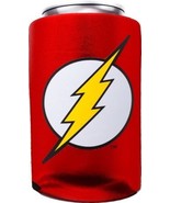The Flash Lightning Chest Logo Sparkle Image Huggie Can Cooler Koozie NE... - £6.24 GBP