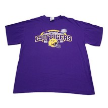 LSU Tigers Shirt Mens L Purple Tee NCAA SEC Football 2012 Championship Graphic - £14.88 GBP