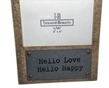 Ganz Hello Love Hello Happy Resin 4X6 Photo Frame NWT - $12.92