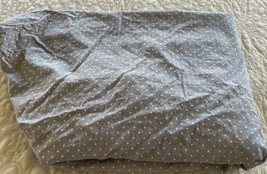 Circo Boys Girls Unisex Gray White Polka Dots Fitted Crib Sheet Toddler Bed - $12.25
