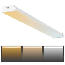 VEVOR 4FT LED Wraparound Light, 50W, 5500LM Flush Mount LED Shop Light, 3000K/4 - £69.20 GBP