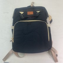 Debug Baby Diaper Bag Backpack Changing Station Portable Bassinet Bed Black New - £36.75 GBP