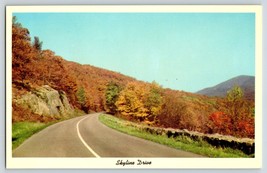 Postcard SK-17 Skyline Drive In Fall Colors Shenandoah National Park Virginia VA - £3.73 GBP