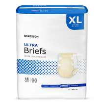 Ultra Briefs, Incontinence, Heavy Absorbency, XL, 15 Count, 4 Packs, 60 ... - £46.24 GBP
