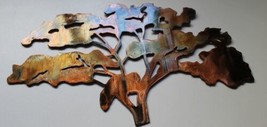 Old Oak Tree - Metal Wall Art - Copper 30&quot; x 15&quot; - £68.32 GBP