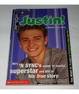 Justin Timberlake Justin! Softback Book By Michael-Anne John Vintage 200... - £27.40 GBP