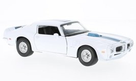 Welly Pontiac Firebird Trans Am White/Blue 1972 1:24 - £23.57 GBP