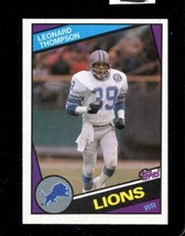 1984 Topps #262 Leonard Thompson Exmt Lions *X63478 - £0.96 GBP