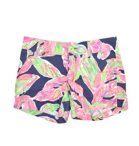 Lilly Pulitzer Callahan Short Womens 00 Floral Print 100% Cotton In the ... - $32.03