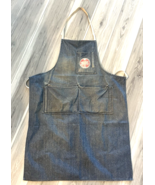 Denim Wood Shop Smith Apron Smock Adult Vintage Plasco Blue Jean - $23.71