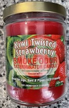 Smoke Odor Exterminator Candle Kiwi Twisted Strawberry 13oz - £10.19 GBP