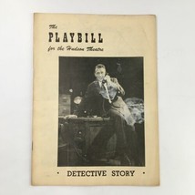 1949 Playbill Hudson Theatre Present Detective Story by Sidney Kingsley - £11.22 GBP