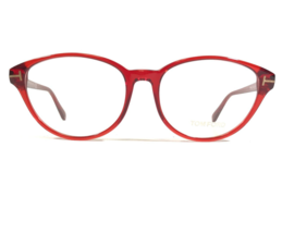 Tom Ford TF5422 066 Eyeglasses Frames Clear Red Round Full Rim 53-16-140 - $97.99