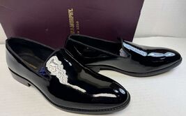 Johnston &amp; Murphy Gavney Slip-On Black Patent 11.5 M US - $77.60