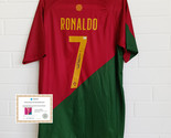 Cristiano Ronaldo Signed Autographed Portugal National Team Jersey with COA - £245.19 GBP