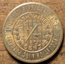 Chicago, Illinois IL Seiders Mather Corp 10¢ Trade or 1/5 Cent Cash Value Token - $14.00